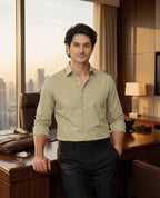 Royal French Mustard Yellow Classic Plane Shirt