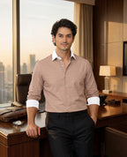 Royal French  Copper Brown    Classic Shirt