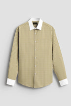 Royal French Mustard Yellow With White Cuff Caller Classic Shirt
