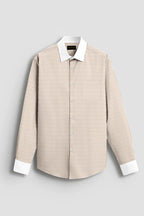 Royal French Orange Classic With White Cuff Caller Shirt