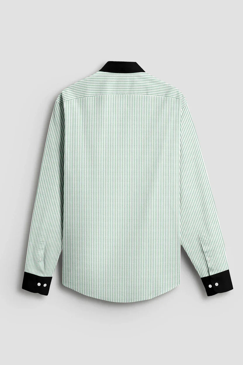 Royal French  Pista With BlackCuff Caller  Classic Shirt