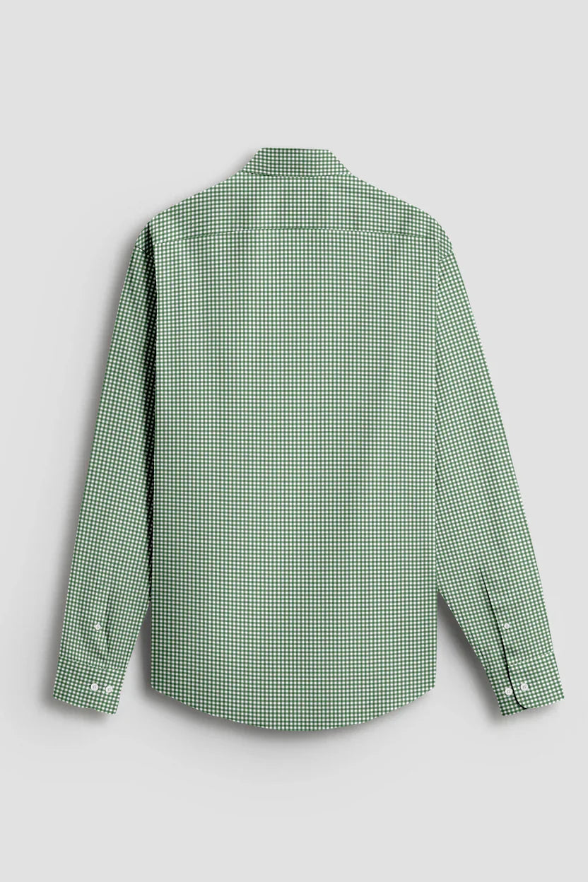 Royal French Green Line Classic Plane Shirt
