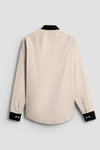 Royal French Orange Classic With Black Cuff Caller Shirt