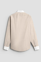 Royal French Orange Classic With White Cuff Caller Shirt