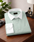 Royal French  Pista With White Cuff Caller  Classic Shirt