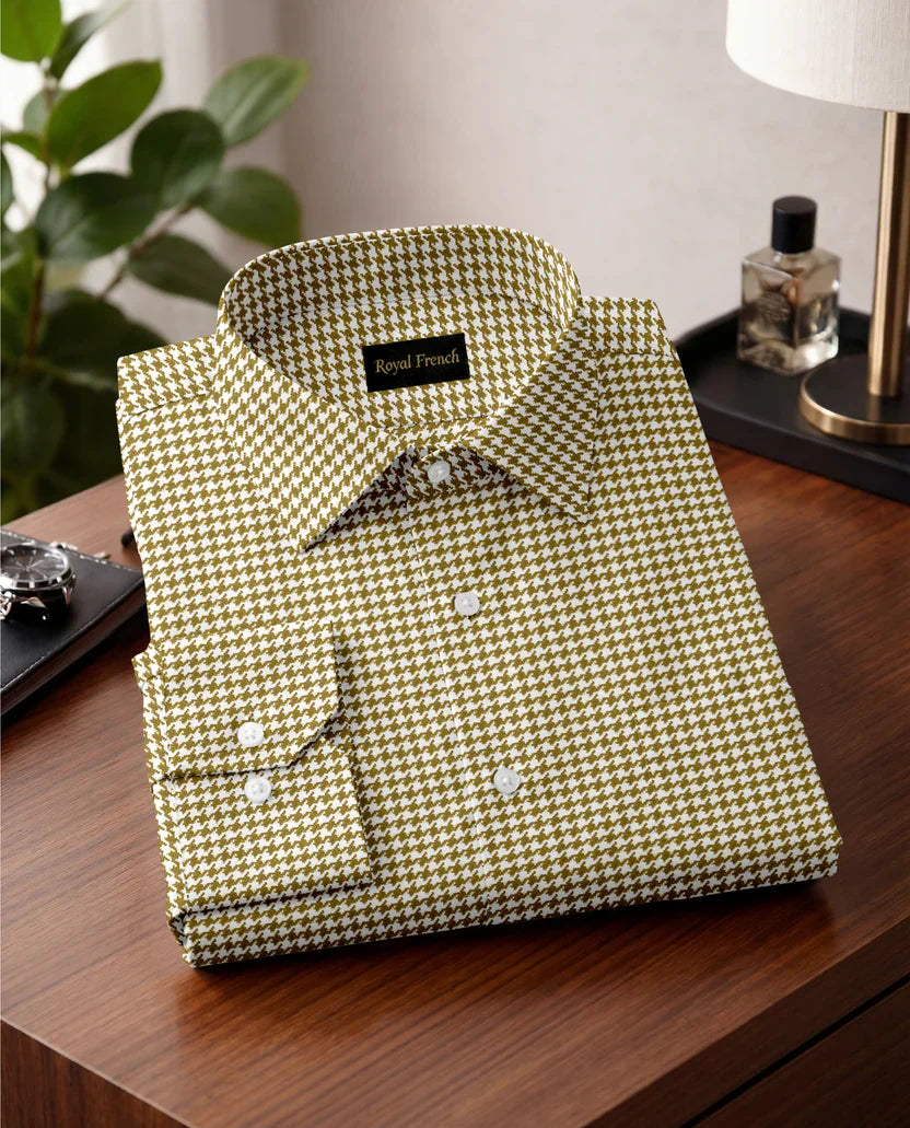 Royal French Mustard Yellow Classic Plane Shirt