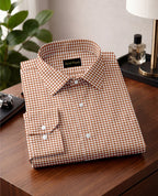 Royal French  Copper Brown    Classic Shirt