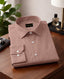Royal French Micro Check Oxford Cotton Maroon Plane  Shirt