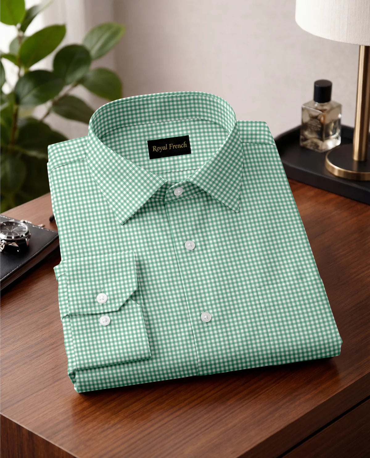 Royal French Mint Green  Classic Plane Shirt