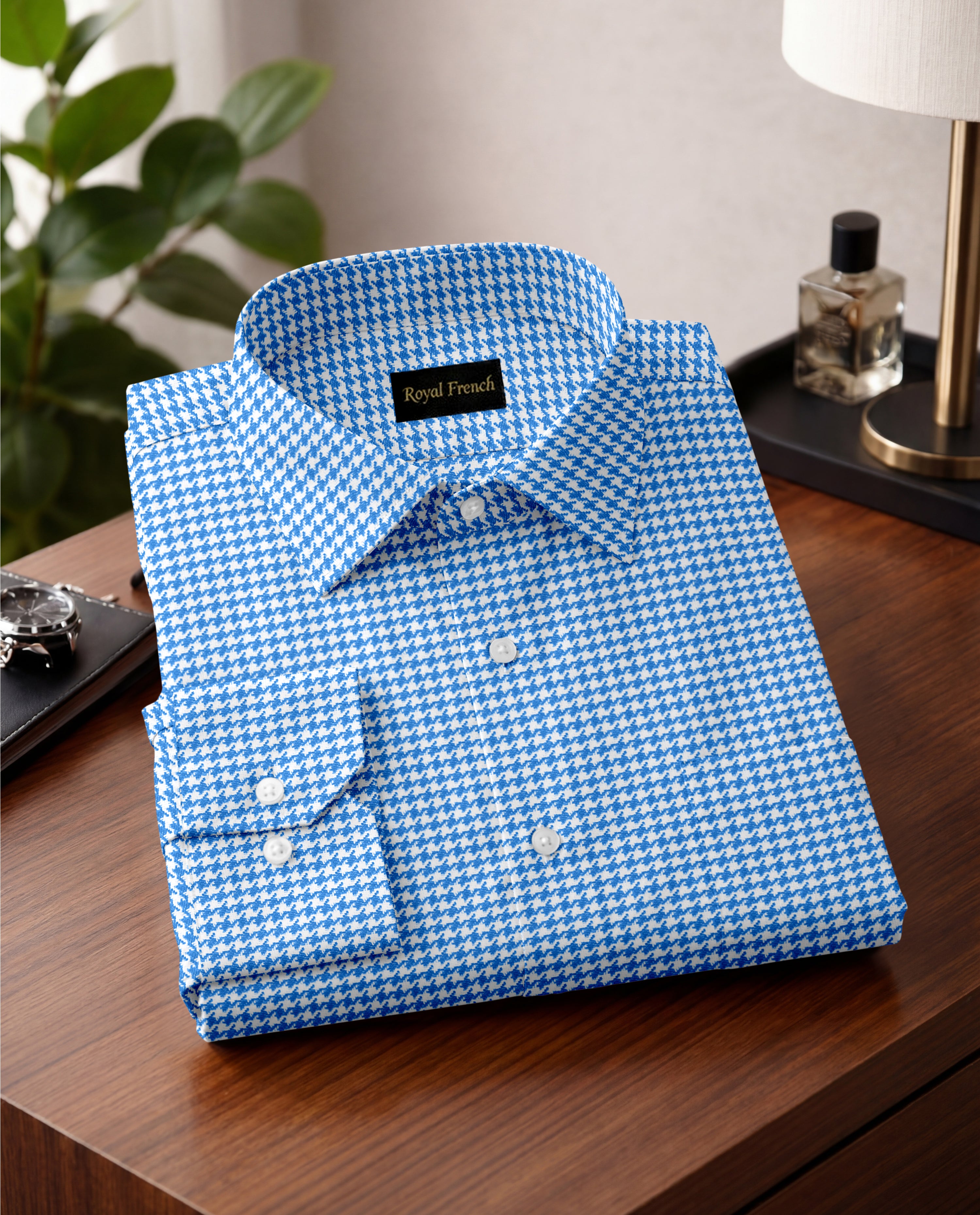 Royal French Royal Blue Executive Shirt