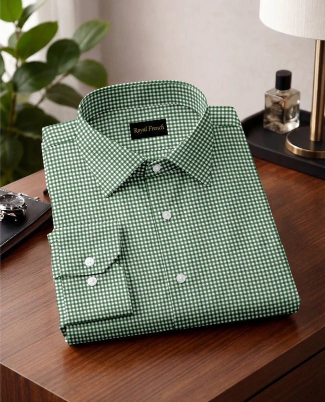 Royal French Green Line Classic Plane Shirt Hover Image