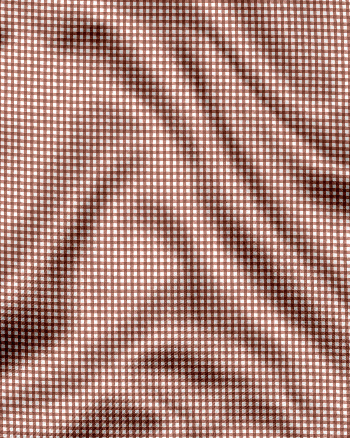 Royal French Micro Check Oxford Cotton Maroon With Black Cuff Collar Shirt