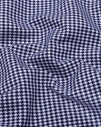 Fralix Blue Hounds tooth Jacquard Premium Gizza Long Sleeve Shirt