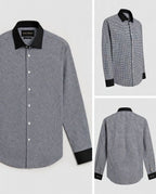 Royal French Micro Check Contrast Premium Shirt