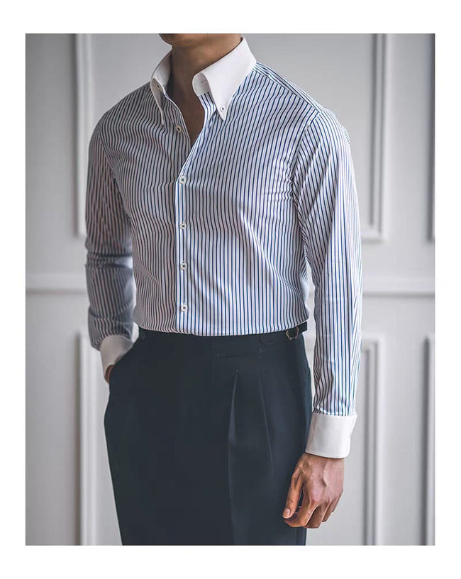 Royal French BlueLine Executive Shirt Hover Image