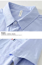 Premium Casual Half Sleeve  Sky Blue Shirt