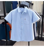 Premium Casual Half Sleeve  Sky Blue Shirt