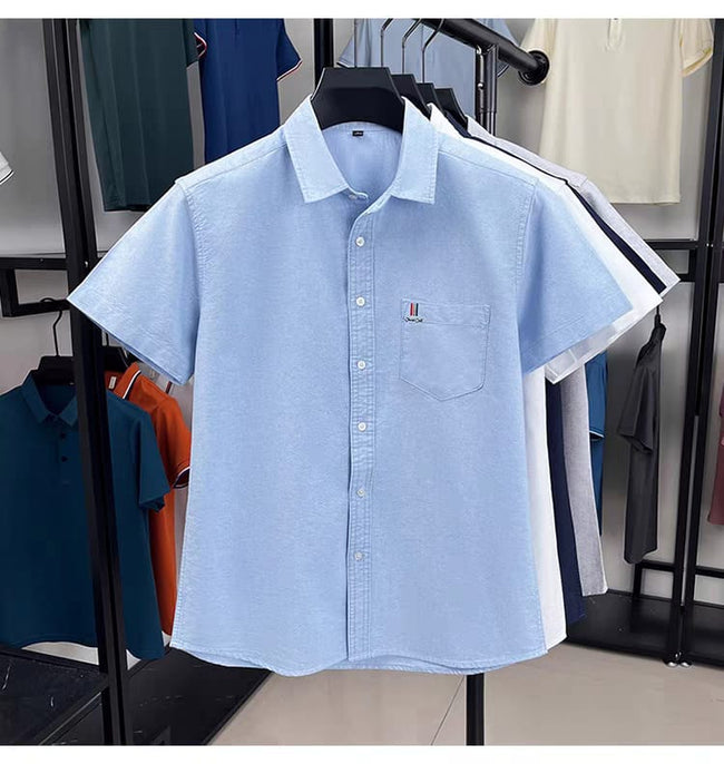 Premium Casual Half Sleeve  Sky Blue Shirt Main Image